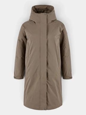 Fjallraven Övik GTX Padded Parka W női vízhatlan kabát barna színben 1