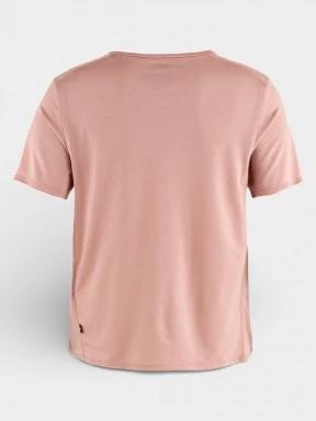 Fjallraven Abisko Lite SS W női rövid ujjú sport póló rózsaszín színben 3