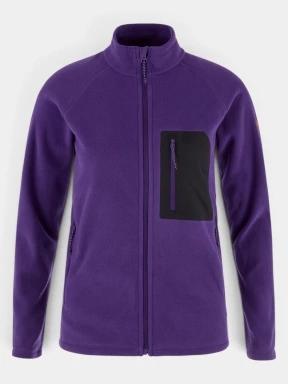 Fjallraven Kaipak Fleece W női polár pulóver lila színben 1
