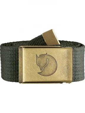 Canvas Brass Belt 4 cm