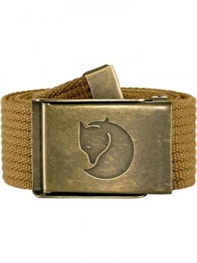 Canvas Brass Belt 4 cm