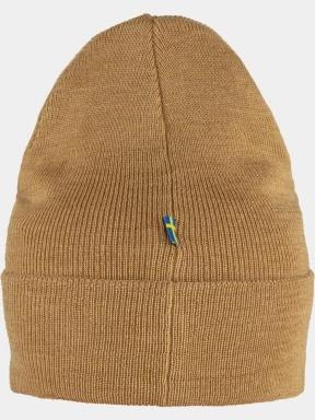 Fjallraven Classic Knit Hat kötött sapka barna színben 3