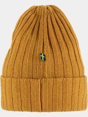 Fjallraven Byron Hat kötött sapka sárga színben 3