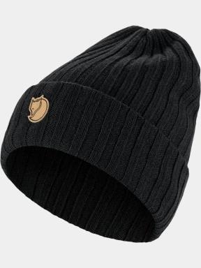 Fjallraven Byron Hat kötött sapka fekete színben 1