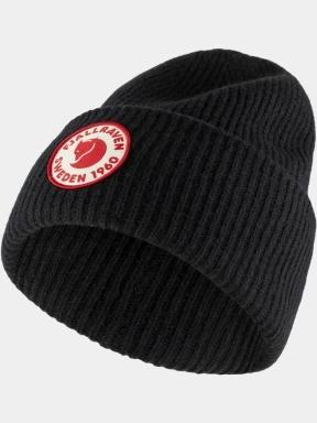Fjallraven 1960 Logo Hat kötött sapka fekete színben 1