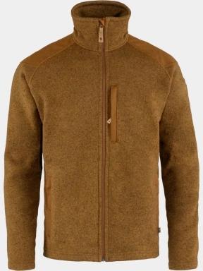 Fjallraven Buck Fleece M férfi polár pulóver barna színben 1