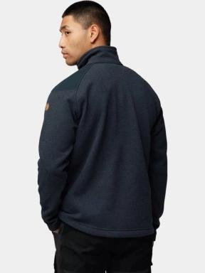 Fjallraven Buck Fleece M férfi polár pulóver sötétkék színben 3