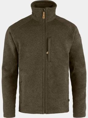 Fjallraven Buck Fleece M férfi polár pulóver oliva színben 1