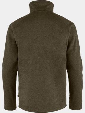 Fjallraven Buck Fleece M férfi polár pulóver oliva színben 3