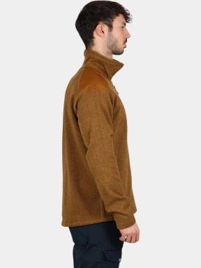 Fjallraven Buck Fleece M férfi polár pulóver barna színben 3