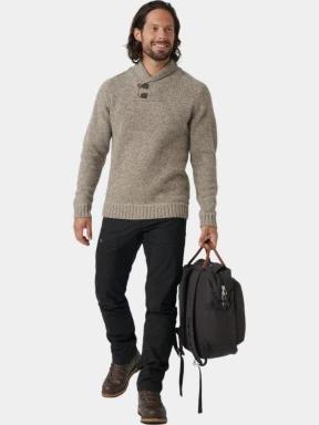 Fjallraven Lada Sweater M férfi kötött pulóver barna színben 1