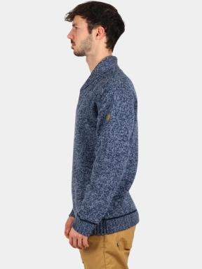 Fjallraven Lada Sweater M férfi kötött pulóver sötétkék színben 3