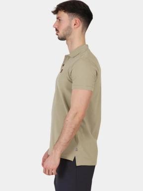 Fjallraven Övik Polo Shirt M férfi galléros póló homok színben 3