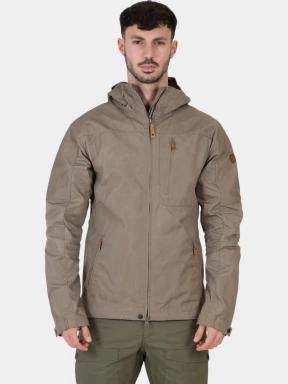 Fjallraven Sten Jacket M férfi átmeneti kabát barna színben 1