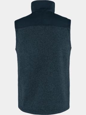 Fjallraven Buck Fleece Vest M férfi mellény sötétkék színben 3