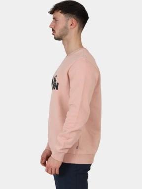 Fjallraven Fjällräven Logo Sweater M férfi pulóver rózsaszín színben 3