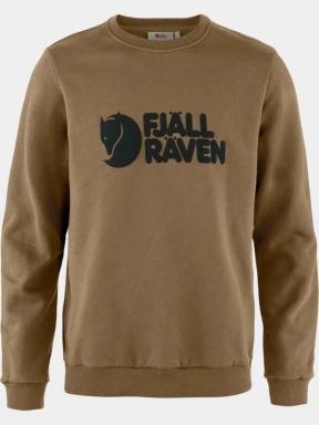 Fjallraven Fjällräven Logo Sweater M férfi pulóver barna színben 1