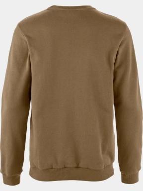 Fjallraven Fjällräven Logo Sweater M férfi pulóver barna színben 3