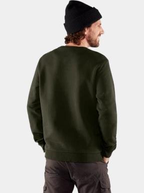 Fjallraven Fjällräven Logo Sweater M férfi pulóver zöld színben 3