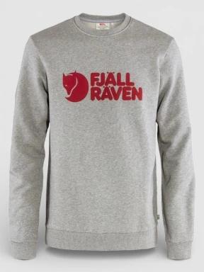 Fjallraven Fjällräven Logo Sweater M férfi pulóver szürke színben 1