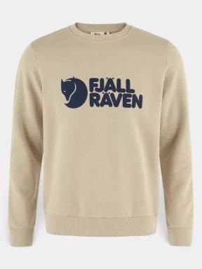Fjallraven Fjällräven Logo Sweater M férfi pulóver homok színben 1