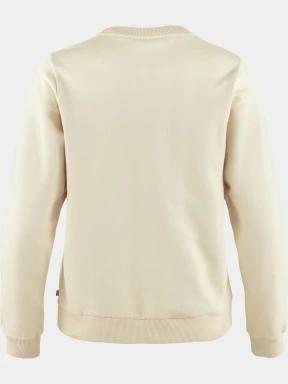 Fjallraven Fjällräven Logo Sweater W női pulóver homok színben 3