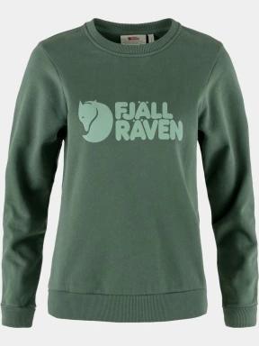 Fjallraven Fjällräven Logo Sweater W női pulóver zöld színben 1