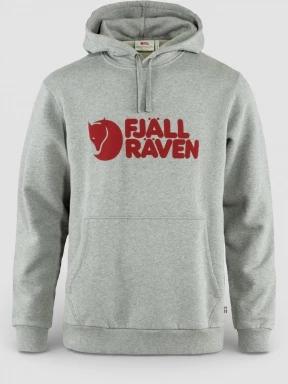 Fjallraven Fjällräven Logo Hoodie M férfi kapucnis pulóver szürke színben 1
