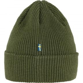 Fjallraven Fjällräven Tab Hat kötött sapka oliva színben 3