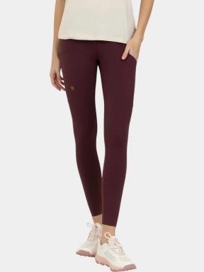 Fjallraven Abisko Tights W női sportnadrág piros színben 1