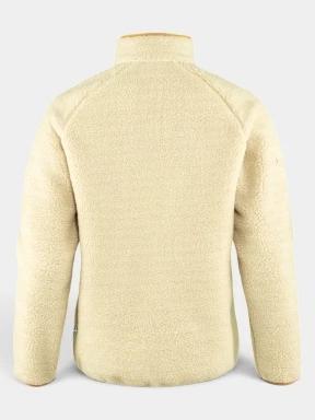 Fjallraven Vardag Pile Fleece W női polár pulóver homok színben 3