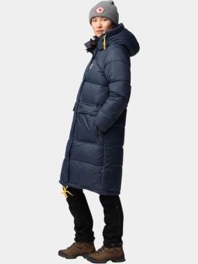 Fjallraven Expedition Long Down Parka W női pehelykabát sötétkék színben 3