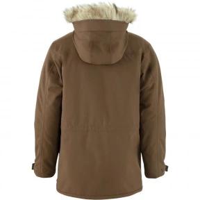 Fjallraven Nuuk Parka M férfi télikabát barna színben 3