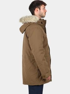 Fjallraven Nuuk Parka M férfi télikabát barna színben 3