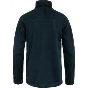 Fjallraven Abisko Lite Fleece Jacket M férfi polár pulóver sötétkék színben 3