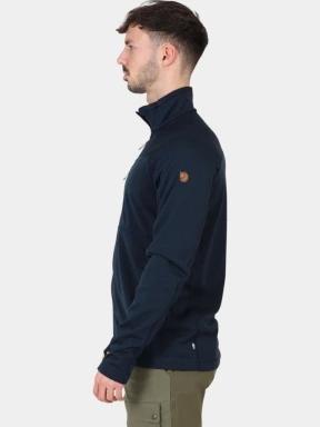 Fjallraven Abisko Lite Fleece Jacket M férfi polár pulóver sötétkék színben 3