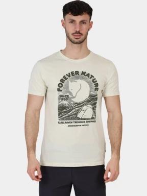 Fjallraven Fjällräven Equipment T-shirt M férfi rövid ujjú póló fehér színben 1
