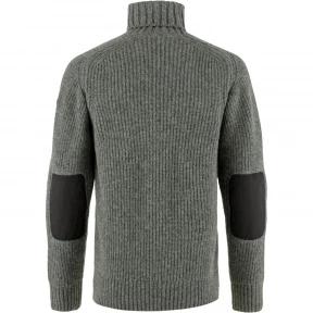 Fjallraven Övik Roller Neck Sweater M férfi kötött pulóver szürke színben 3