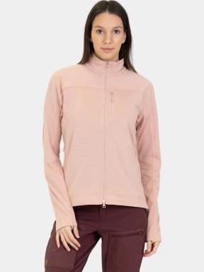 Fjallraven Abisko Lite Fleece Jacket W női polár pulóver rózsaszín színben 1