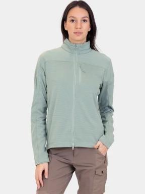 Fjallraven Abisko Lite Fleece Jacket W női polár pulóver zöld színben 1