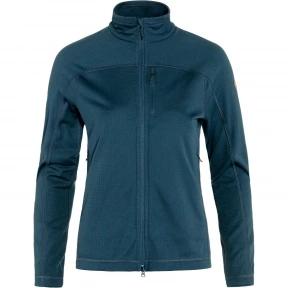 Fjallraven Abisko Lite Fleece Jacket W női polár pulóver kék színben 1