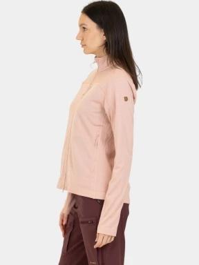 Fjallraven Abisko Lite Fleece Jacket W női polár pulóver rózsaszín színben 3