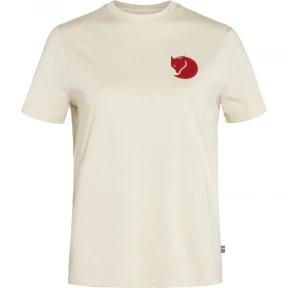 Fjallraven Fox Boxy Logo Tee W női rövid ujjú póló homok színben 1