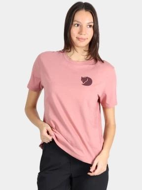 Fjallraven Fox Boxy Logo Tee W női rövid ujjú póló rózsaszín színben 1