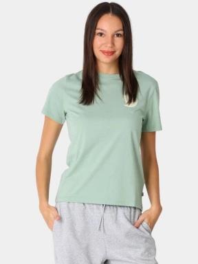 Fjallraven Fox Boxy Logo Tee W női rövid ujjú póló világoszöld színben 1
