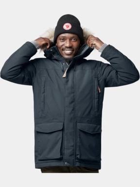 Fjallraven Nuuk Lite Parka M férfi télikabát sötétkék színben 3