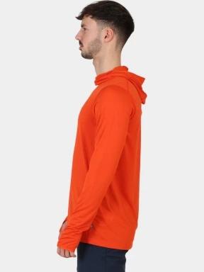 Fjallraven Abisko Sun-hoodie M férfi kapucnis pulóver narancssárga színben 3