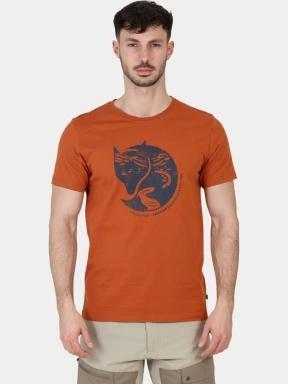 Fjallraven Arctic Fox T-shirt M férfi rövid ujjú póló narancssárga színben 1
