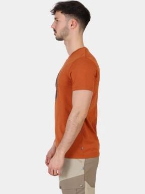 Fjallraven Arctic Fox T-shirt M férfi rövid ujjú póló narancssárga színben 3