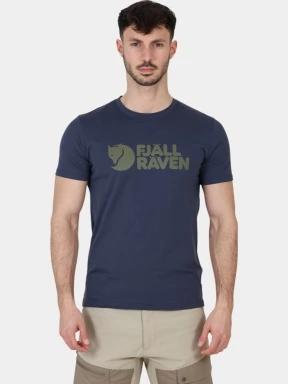 Fjallraven Fjällräven Logo T-shirt M férfi rövid ujjú póló sötétkék színben 1